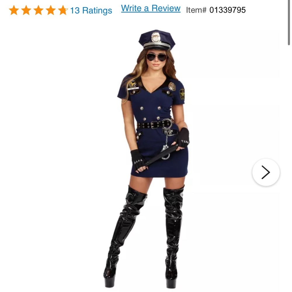 Women’s police costume
